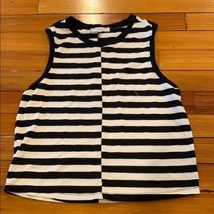 Cute cropped striped tank